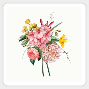 flowers bouquet vector painting Sticker